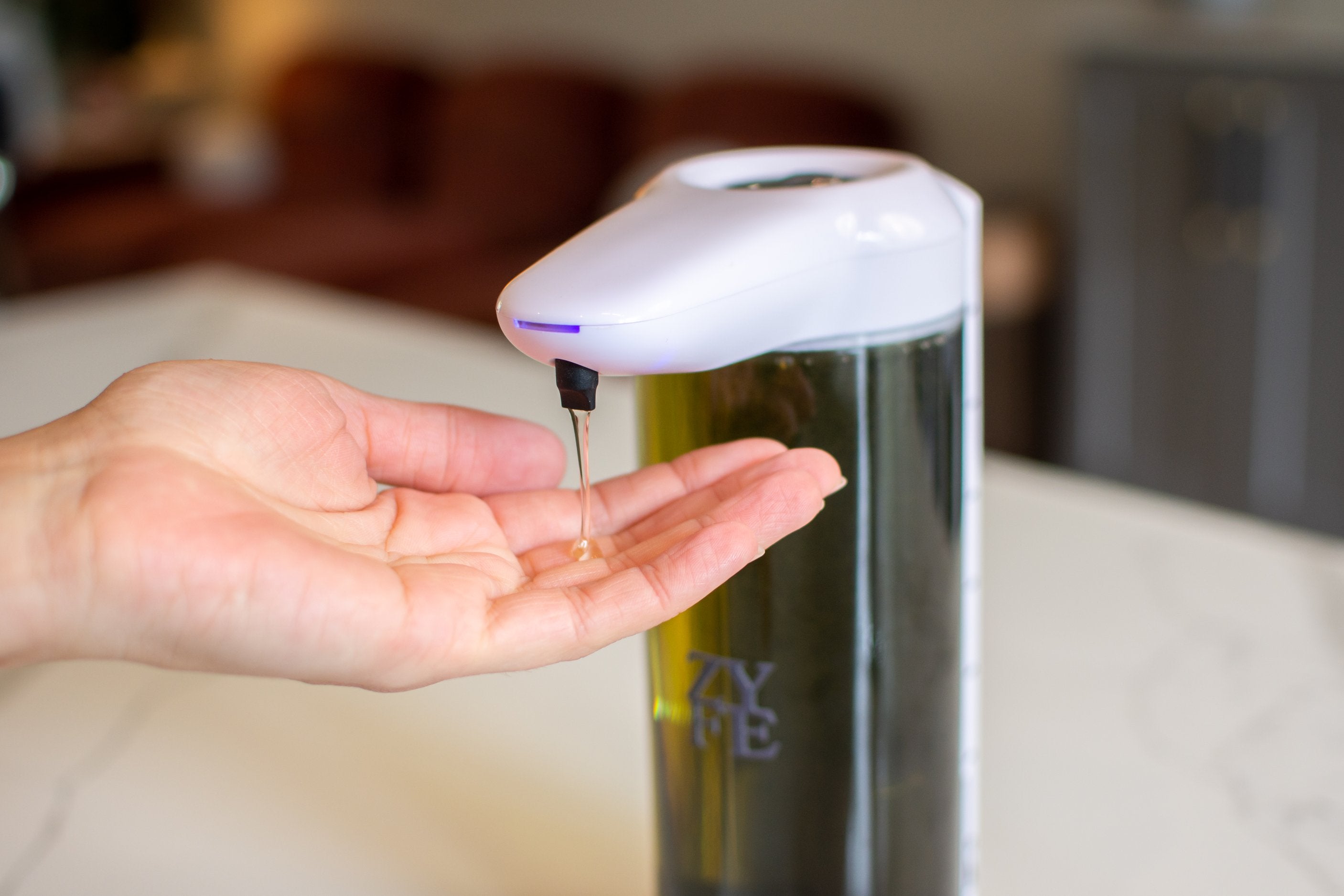 Mountable Rechargeable Automatic Hand and Dish Soap Dispenser with Accessories - Touchless, Hands-Free Operation